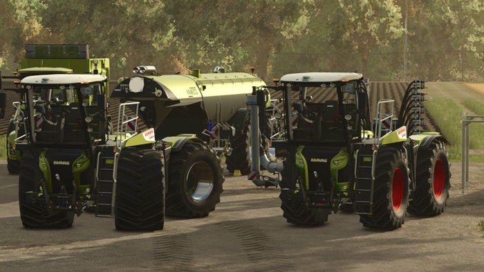 FS25 - Claas Saddel Trac Pack Xerion 4200 - modu