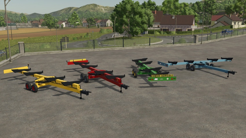 FS25 - Cochet Döner Kesici Dorse - modu
