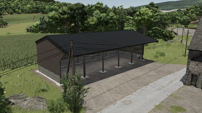FS25 - Kendin Yap Ahşap Kulübe - modu