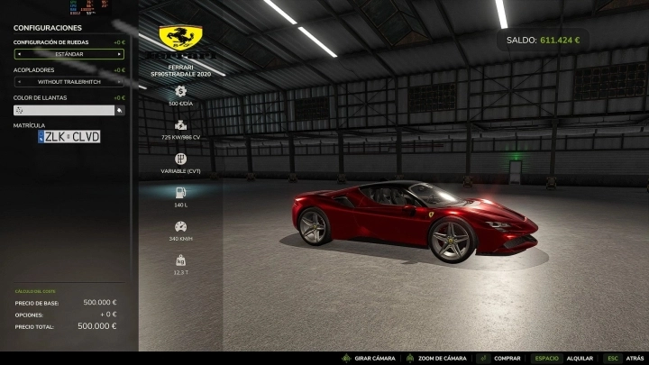 FS25 - Ferrari SF90 Stradale - modu