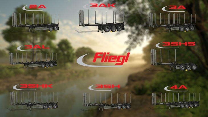 FS25 - Fliegl Timber Runner Paketi - modu