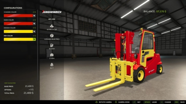 FS25 - Forklift Kiralama - modu