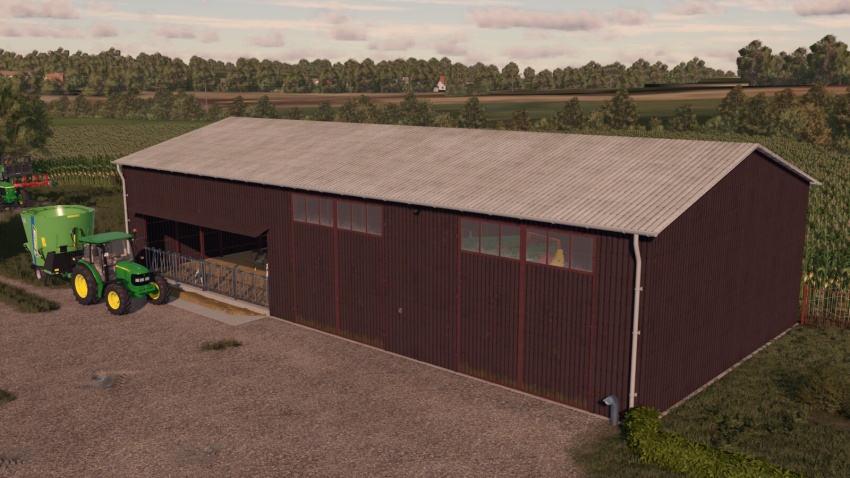 FS25 - Hall İnek Ahırı - modu