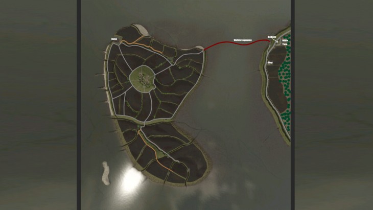 FS25 - Hallig Luettenland Haritası (1.50) - modu
