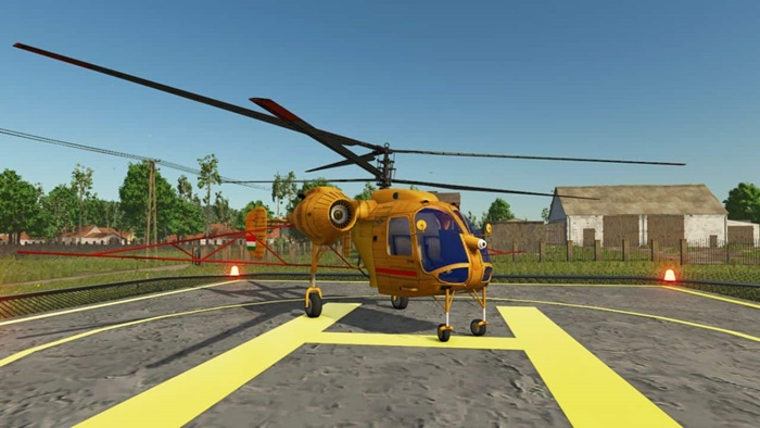 FS25 - KA26 Helikopter Tipi Gübre Püskürtücü - modu