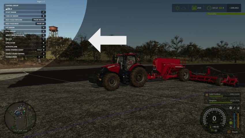 FS25 - Giriş Yardımı Sayfa Numaralandırma - modu