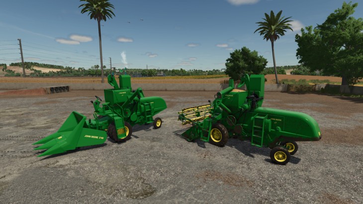 FS25 - John Deere 45 Biçerdöver Paketi (1.80) - modu