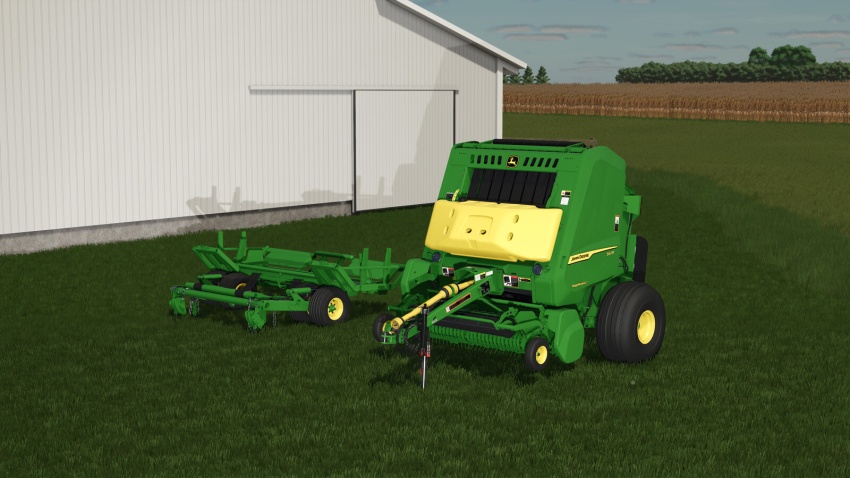 FS25 - John Deere 561R Yuvarlak Balya Makinesi - modu