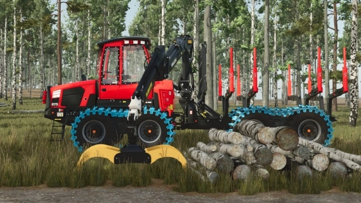 FS25 - Komatsu 875 Loadflex - modu