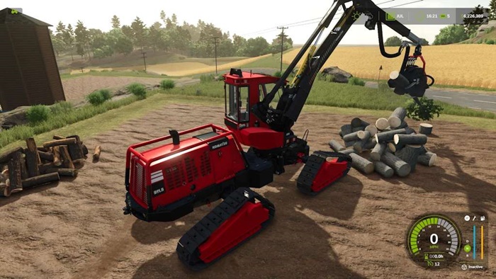 FS25 - Komatsu 911 Biçerdöver - modu
