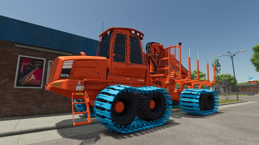 FS25 - Komatsu 875 Orman Nakliye Aracı - modu