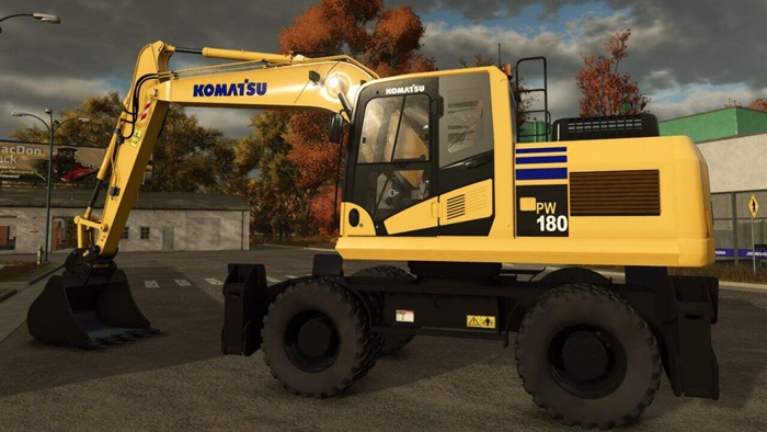 FS25 - Komatsu PW180 - modu