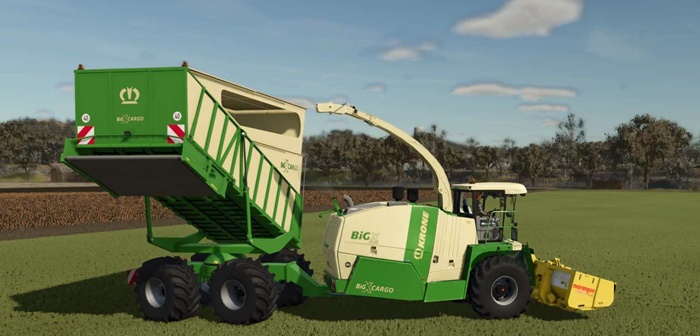FS25 - Krone Big X 1100 Cargo - modu