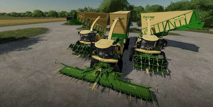 FS25 - Krone Big X 1180 Cargo - modu
