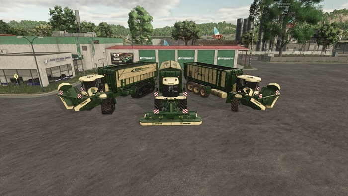 FS25 - Krone BIG ZX550GD - modu