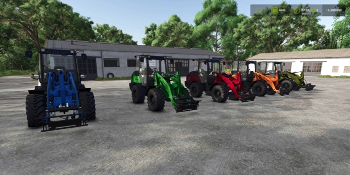 FS25 - Ön Yükleyici Aksesuarları Dahil Kubota Paketi, Çok Renkli - modu