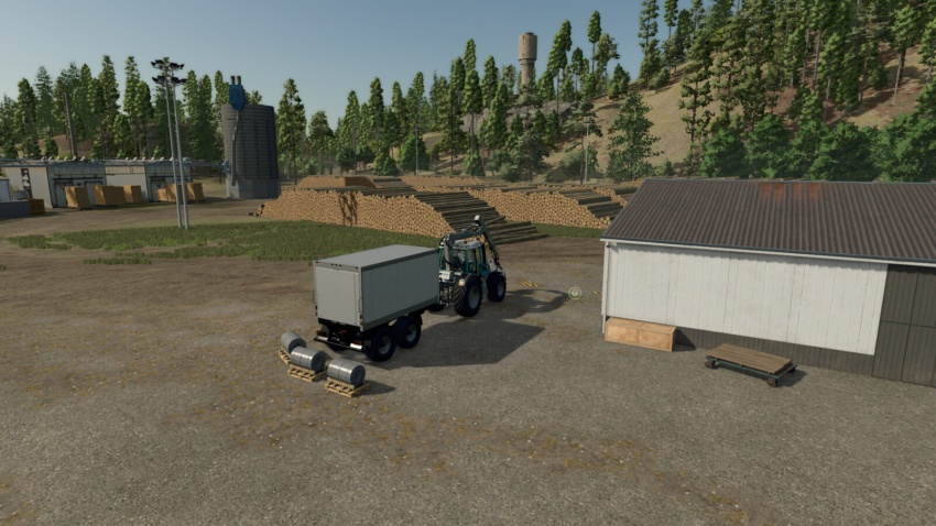FS25 - Kaldırılabilir Paletler - Silverrun Forest - modu