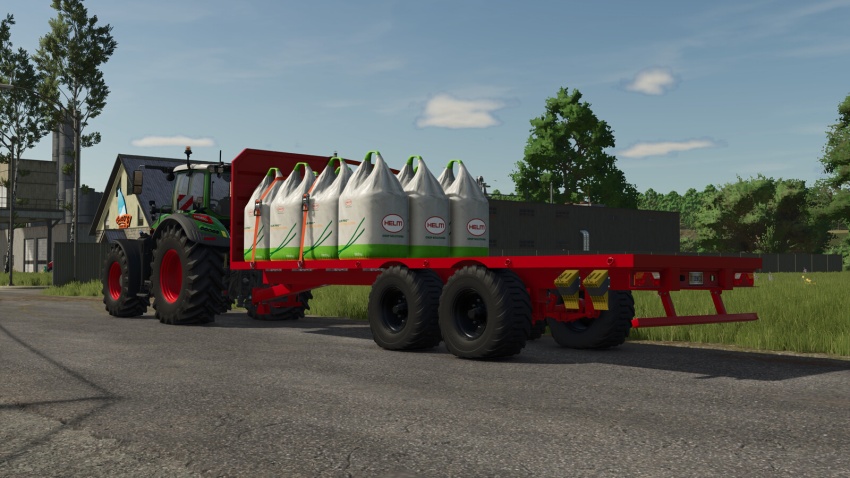 FS25 - Lizard 28FT Ahşap Dorse - modu
