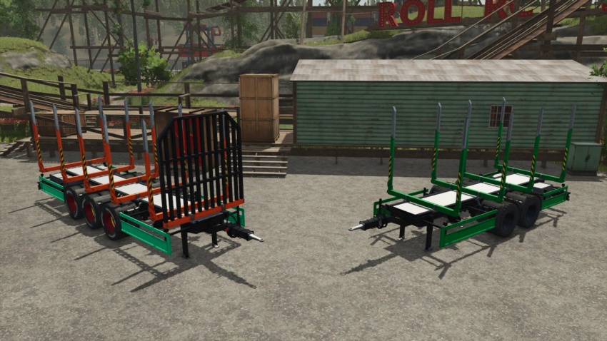 FS25 - Lizard Kısa Ahşap Sırt Çantası - modu