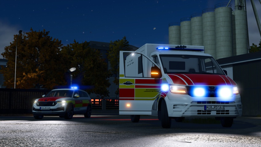 FS25 - MAN TGE Ambulans - modu