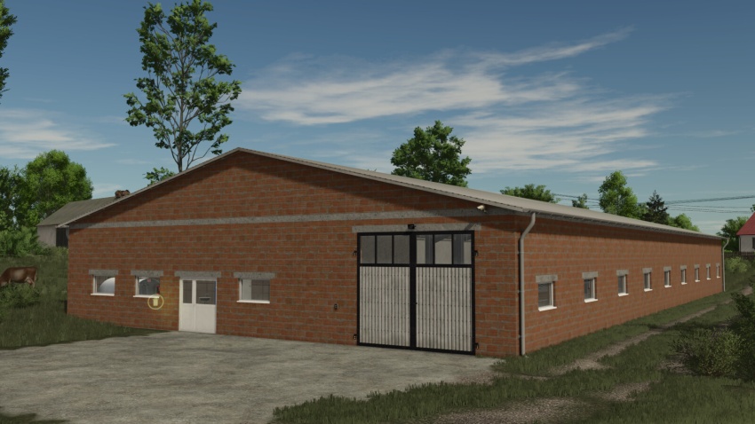 FS25 - Modern Sığır Ahırı - modu