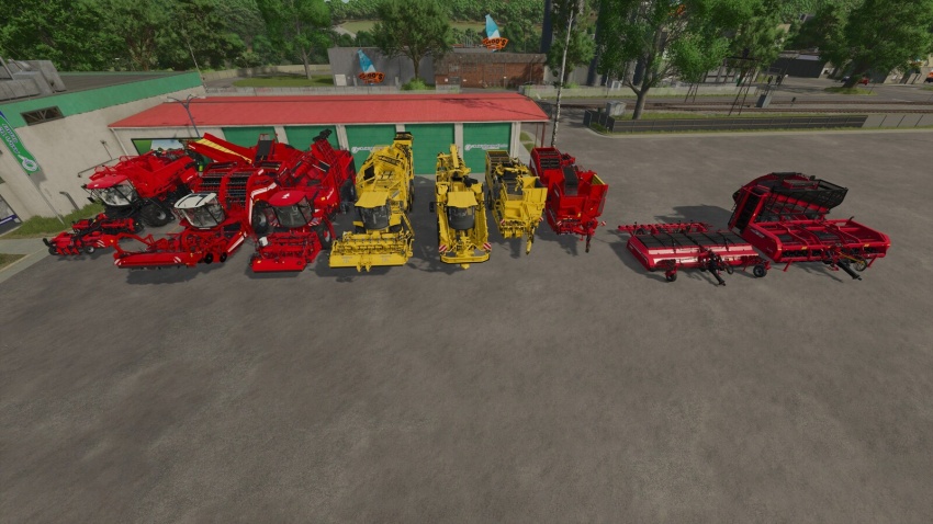 FS25 - Çoklu Meyve Biçerdöver Paketi - modu
