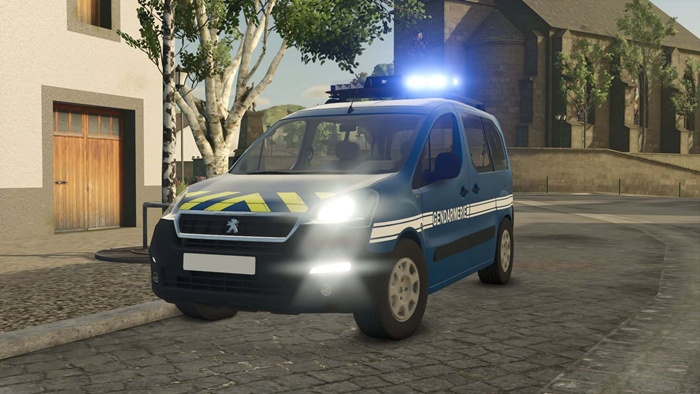FS25 - Peugeot Partner Jandarma - modu
