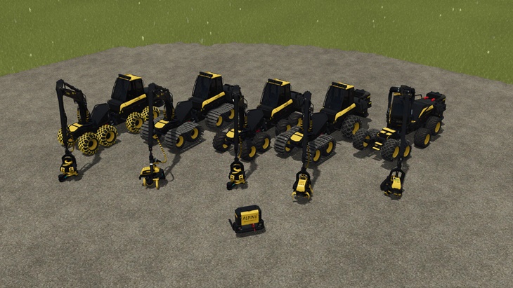 FS25 - Ponsse Biçerdöver Paketi - modu