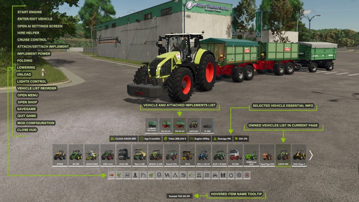 FS25 - Hızlı Seçici - modu