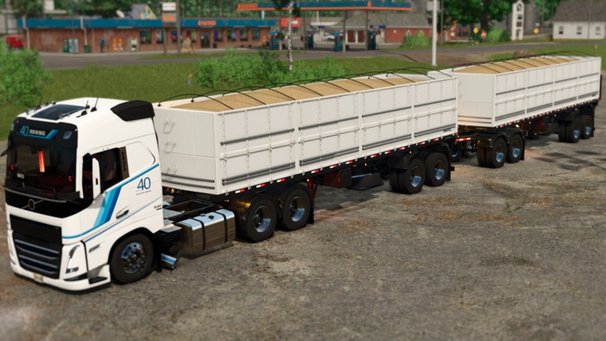 FS25 - Randon Dökme Yük Tır Konvoyu - modu