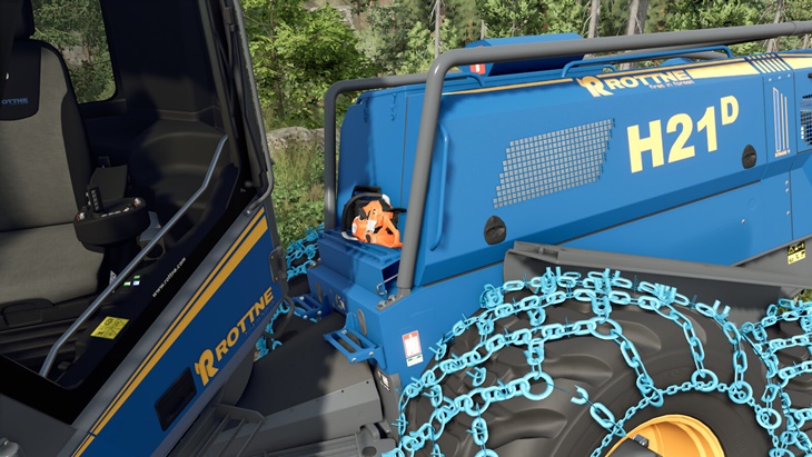 FS25 - Rottne H21D Dik Yamaç Paketi - modu