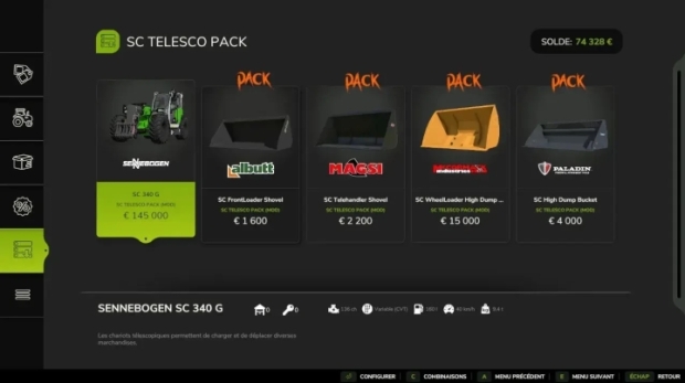 FS25 - Telesco Paketi - modu