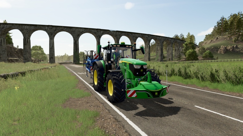 FS25 - Traktör Tamponu Güvenlik Ağırlığı Plus - modu