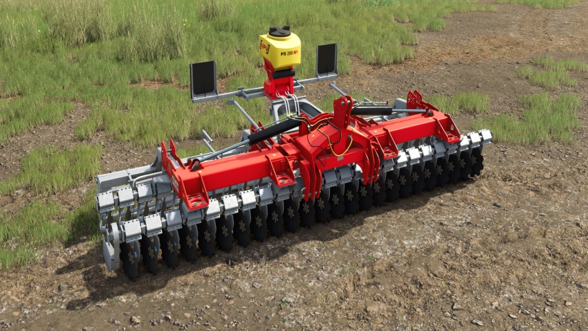 FS25 - Volmer Kısa Diskli Tırmık 101 Serisi - modu