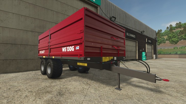 FS25 - Weckman WS 130G Damperli Römork - modu