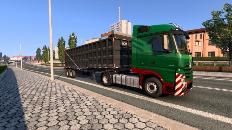 ETS2 - Globe 80 Yard Damperli Römork (1.60) - modu