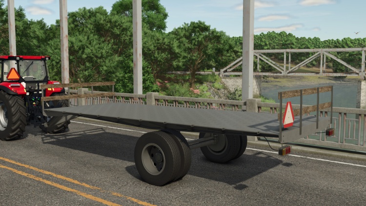 FS25 - Ev Yapımı Bale Dorse - modu