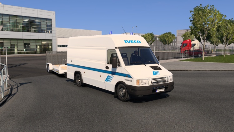 ETS2 - Iveco Daily 35-10 + Römork (1.60) - modu