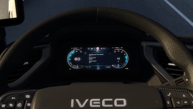 ETS2 - Iveco S-Way Geliştirilmiş Gösterge Paneli (1.60) - modu