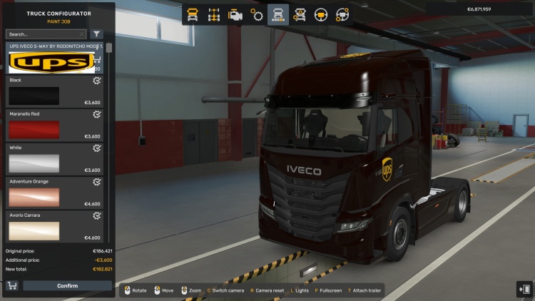 ETS2 - Iveco S-Way UPS Kaplaması (1.58) - modu