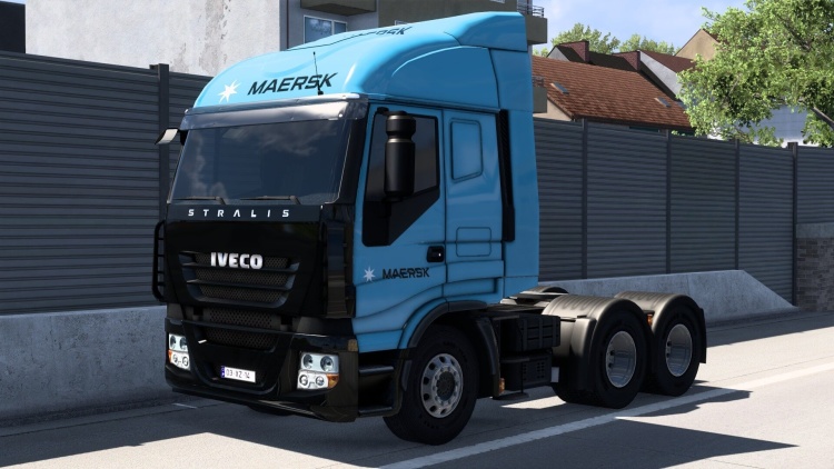 ETS2 - Iveco Stralis Maersk Görünümü (1.61) - modu