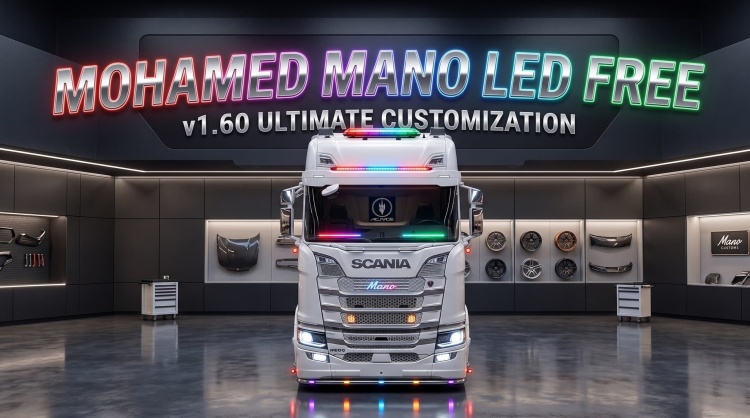 ETS2 - Tüm Kamyonlar için LED Ayarlaması (1.60) - modu