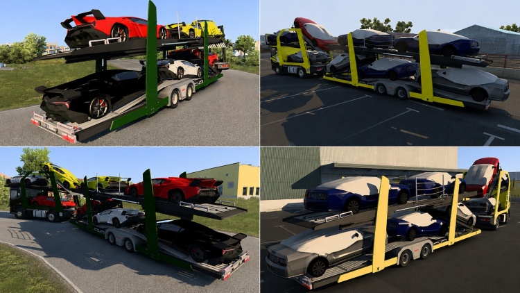 ETS2 - Lohr Otomobil Taşıma Römorku (1.59) - modu