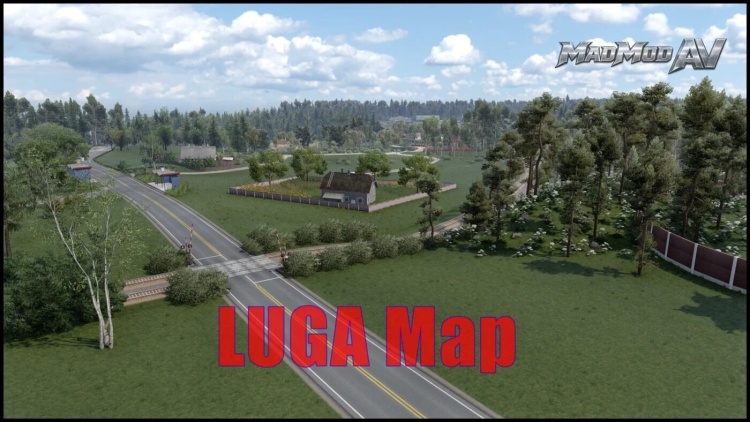 ETS2 - Luga Haritası (1.60) - modu