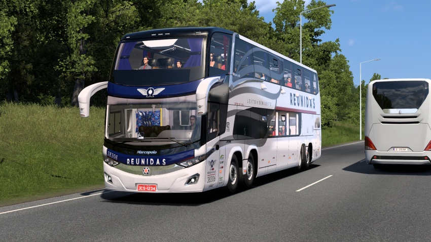 ETS2 - Marcopolo New G7 1800 DD - MB 8×2 (1.59) - modu