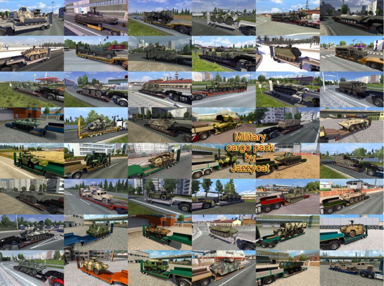 ETS2 - Askeri Kargo Paketi (1.60) - modu
