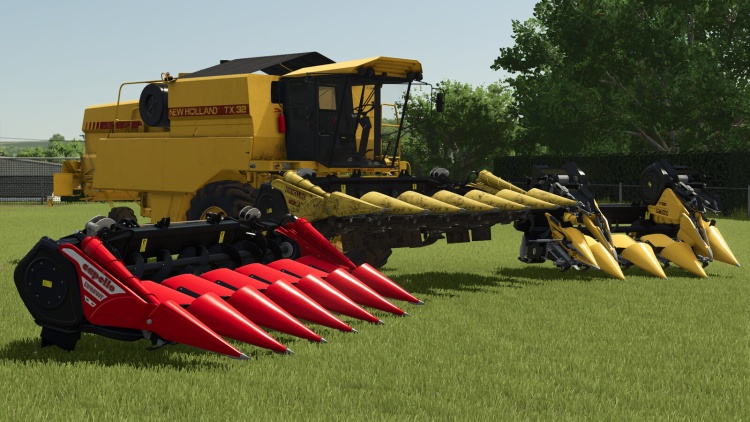 FS25 - Çok Markalı Mısır Hasat Başlığı - modu