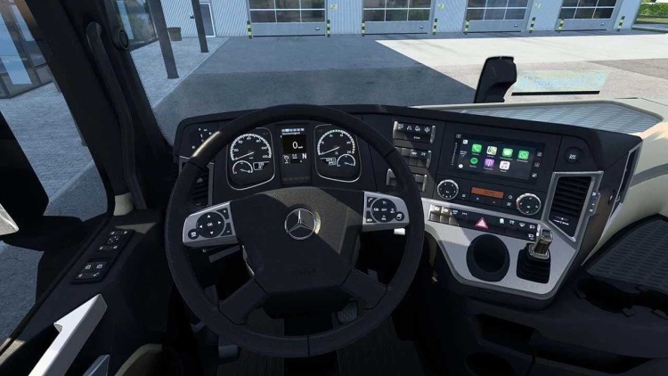 ETS2 - Yeni Actros MP4 Kabin Yenileme Çalışması (1.60) - modu