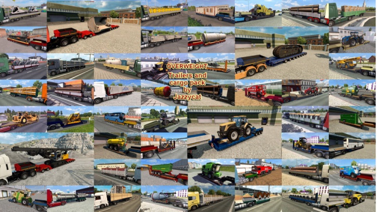 ETS2 - Aşırı Ağırlıklı Römorklar ve Yük Paketi (1.59) - modu