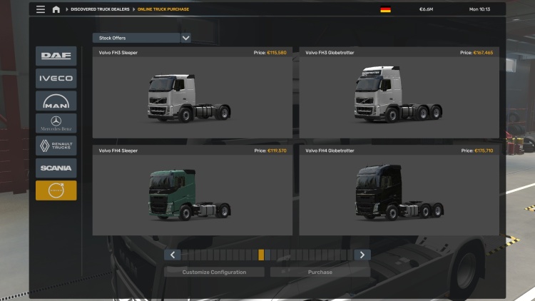 ETS2 - Tüm Eski Kamyonlar Sahiplenilebilir - Bayi Kilidi Açma (1.60) - modu